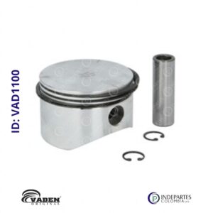 Pistón Y Anillos 75 Mm Bulón Delgado En 10 Vaden