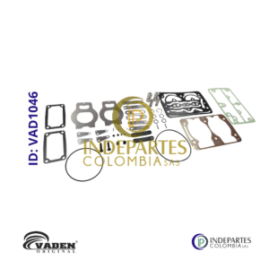 Empaquetadura Vaden Culata Compresor K124 Modelo Viejo, Duraflo 596 Completa