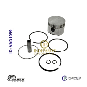 Piston Y Anillos Vaden Compresor 75Mm Bulon Delgado 15Mm Std