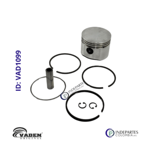 Piston Y Anillos Vaden Compresor 75Mm Bulon Delgado 15Mm Std