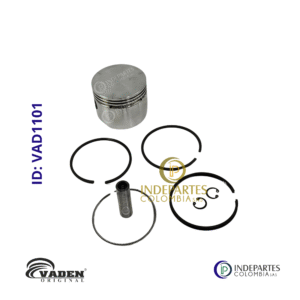 Piston Y Anillos Vaden Compresor 75 Mm Bulon Delgado En 20