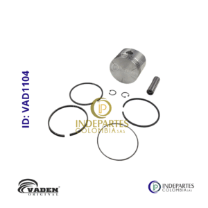 Piston Y Anillos Vaden Compresor 80Mm En 20