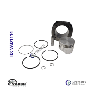 Bloque Piston Y Anillos Vaden Compresor Npr Agua 88 Mm