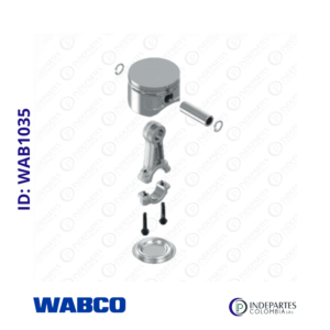 Kit Pistón Anillos Biela Compresor Isx-9111539422 Volvo/ Wabco