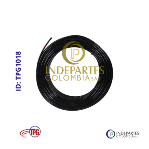 Manguera Tpg Tipo Tubon Negra 1/2 1Mts