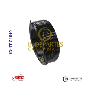 Manguera Tpg Tipo Tubon Negra 1/4 1Mts