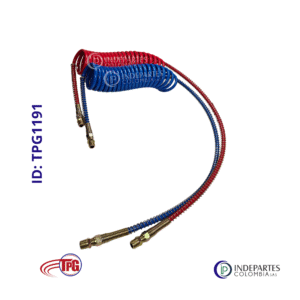 Mangueras de Trailer Tpg Azul/Roja 40 Pulgadas 15 Pies Brazo Largo