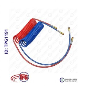Manguera Azul/Roja 40 Pulgadas 15 Pies Larga Tpg