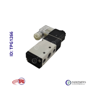 Válvula Neumática Tpg Con Solenoide 12 V 5/2 Freno Ahogo 1/4 doble servicio