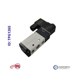 Válvula Neumática Tpg Con Solenoide 24 V 5/2 Freno Ahogo 1/4 doble servicio